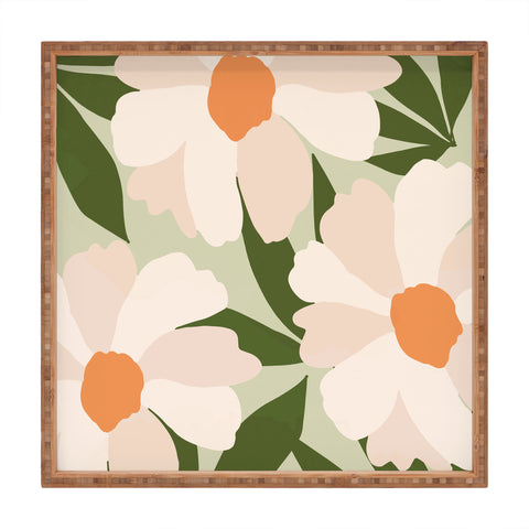 Gale Switzer Freyas flower greenery Square Tray