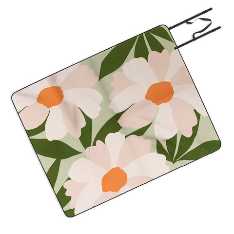Gale Switzer Freyas flower greenery Picnic Blanket