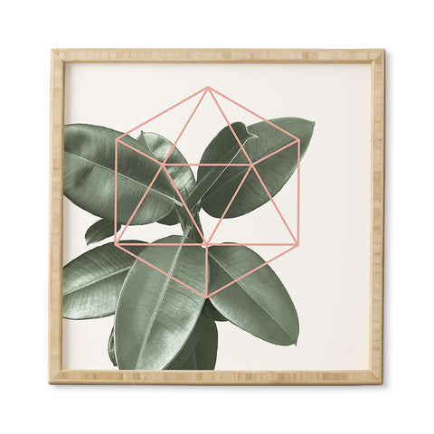 Gale Switzer Geometric Greenery Framed Wall Art