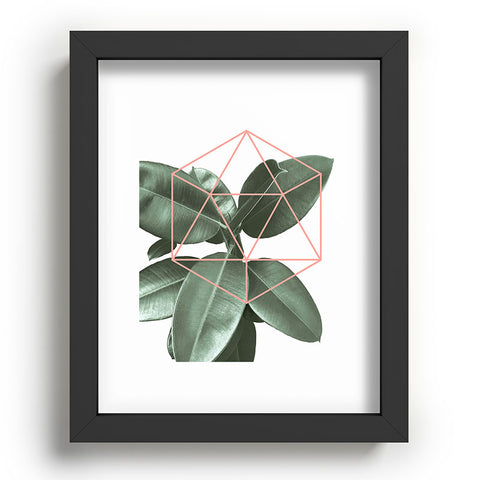 Gale Switzer Geometric Greenery Recessed Framing Rectangle