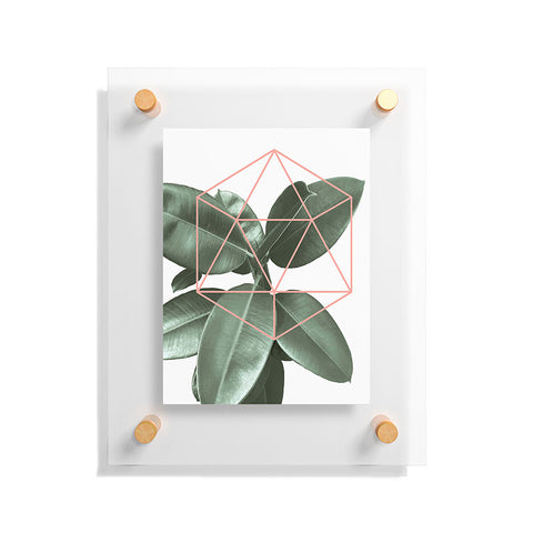 Gale Switzer Geometric Greenery Floating Acrylic Print