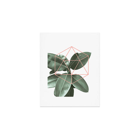 Gale Switzer Geometric Greenery Art Print