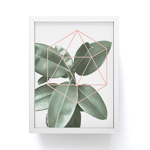 Gale Switzer Geometric Greenery Framed Mini Art Print