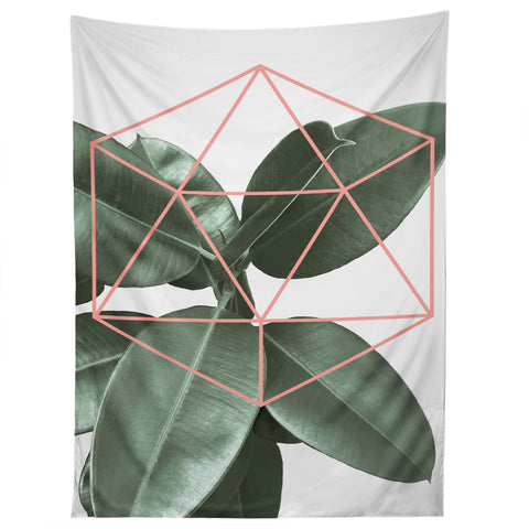 Gale Switzer Geometric Greenery Tapestry