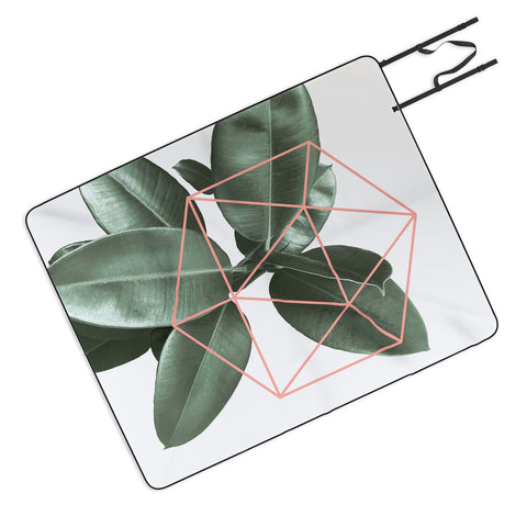 Gale Switzer Geometric Greenery Picnic Blanket