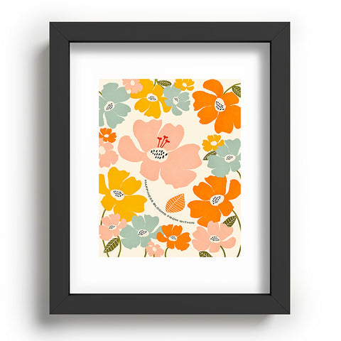 Gale Switzer Happiness blooms Recessed Framing Rectangle