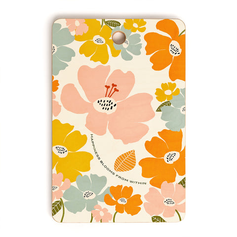 Gale Switzer Happiness blooms Cutting Board Rectangle