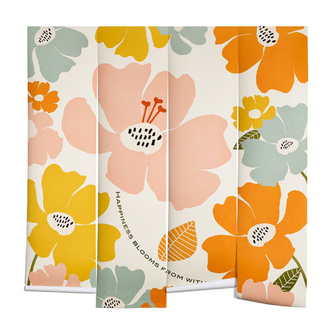 Gale Switzer Happiness blooms Wall Mural