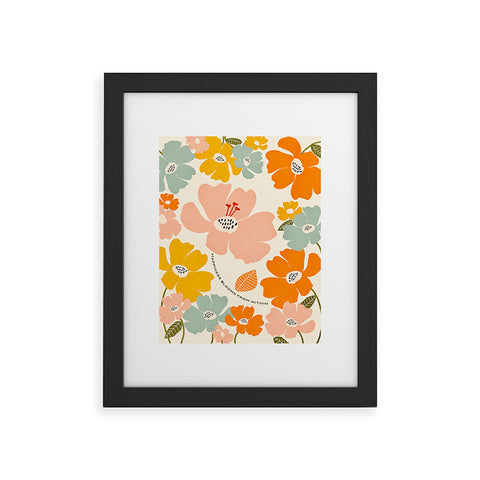 Gale Switzer Happiness blooms Framed Art Print