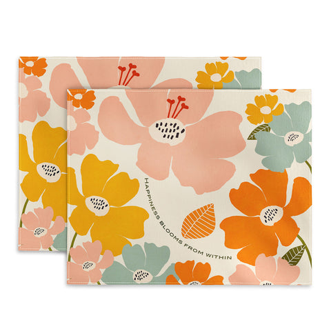 Gale Switzer Happiness blooms Placemat
