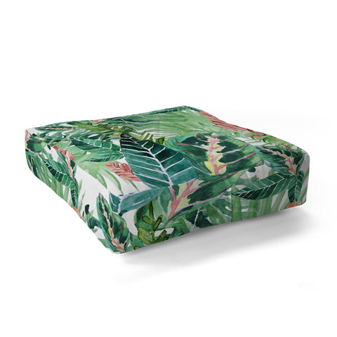 Gale Switzer Havana jungle Floor Pillow Square