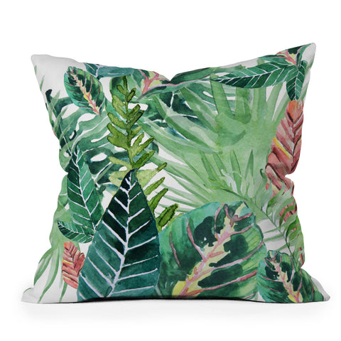 Gale Switzer Havana jungle Throw Pillow