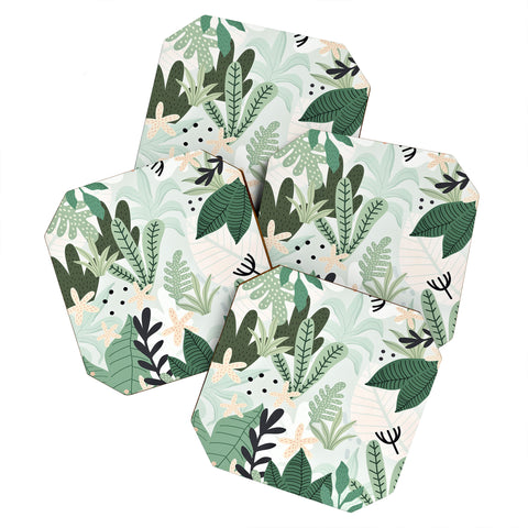 Gale Switzer Into the Jungle II Coaster Set