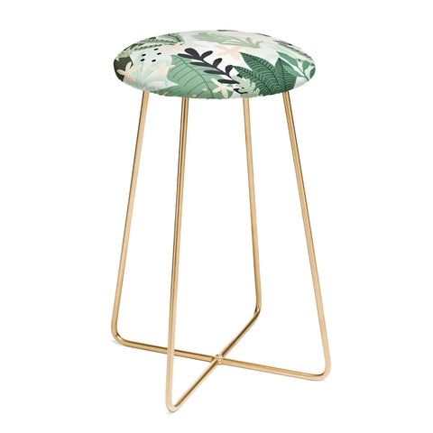 Gale Switzer Into the Jungle II Counter Stool