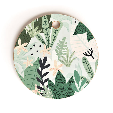 Gale Switzer Into the Jungle II Cutting Board Round
