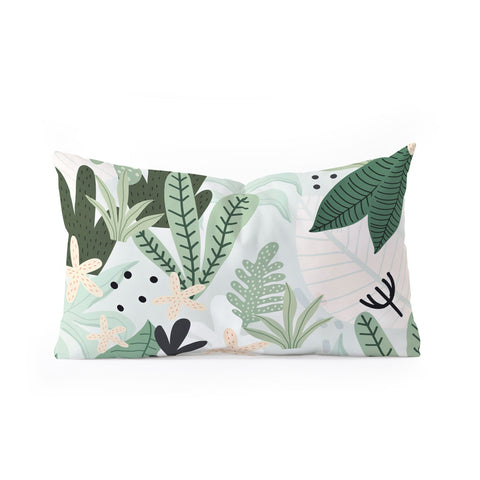 Gale Switzer Into the Jungle II Oblong Throw Pillow