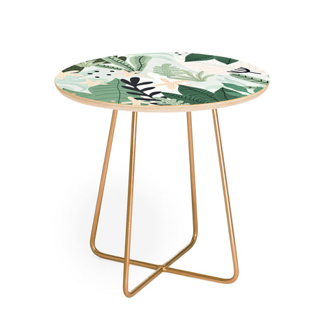 Gale Switzer Into the Jungle II Round Side Table