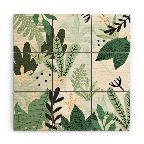 Gale Switzer Into the Jungle II Wood Wall Mural