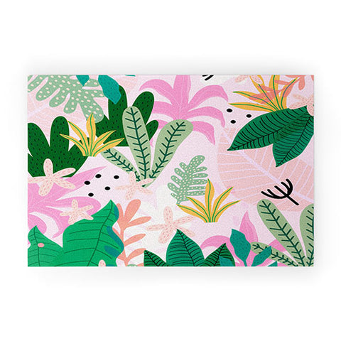 Gale Switzer Into the jungle sunup Welcome Mat