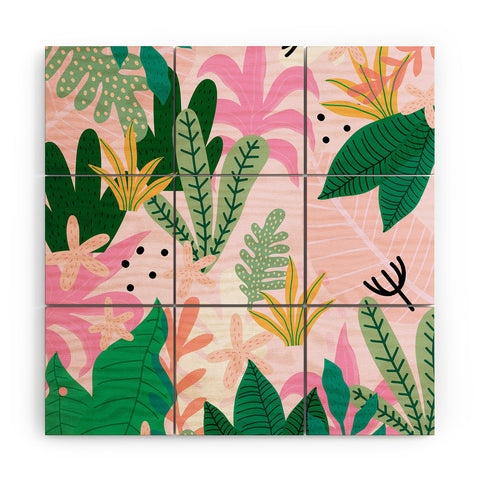Gale Switzer Into the jungle sunup Wood Wall Mural