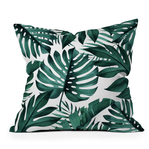 Gale Switzer Jungle collective Throw Pillow