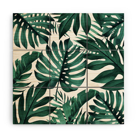 Gale Switzer Jungle collective Wood Wall Mural