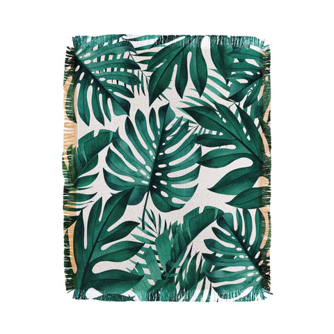 Gale Switzer Jungle collective Throw Blanket