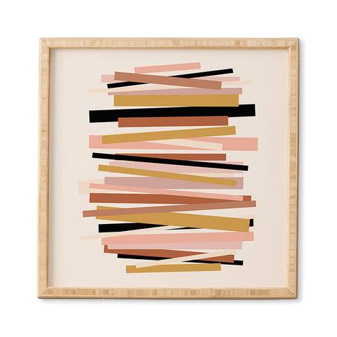 Gale Switzer Linear stack Framed Wall Art