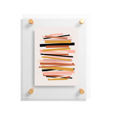 Gale Switzer Linear stack Floating Acrylic Print