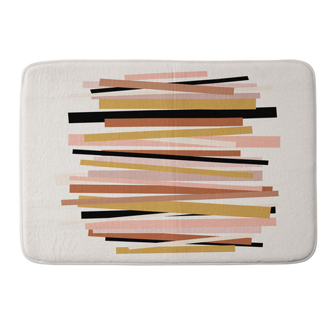 Gale Switzer Linear stack Memory Foam Bath Mat