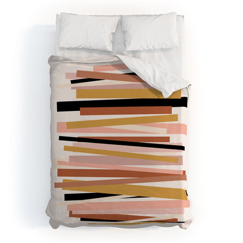 Gale Switzer Linear stack Duvet Cover