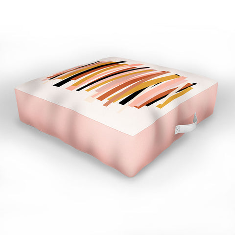 Gale Switzer Linear stack Outdoor Floor Cushion