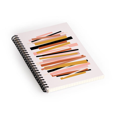 Gale Switzer Linear stack Spiral Notebook