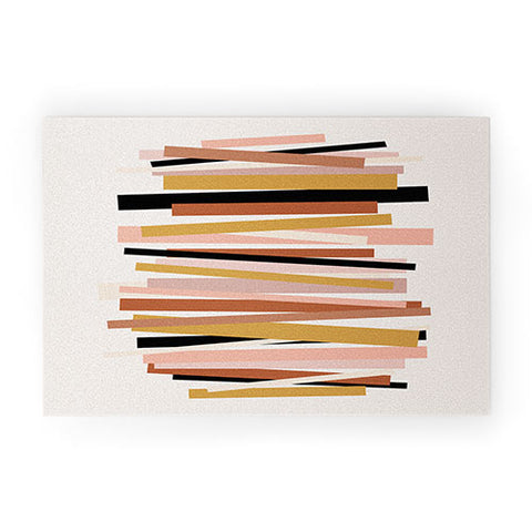 Gale Switzer Linear stack Welcome Mat