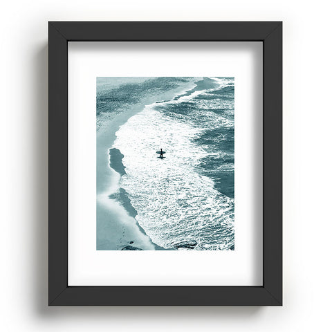 Gale Switzer Lone surfer slate Recessed Framing Rectangle