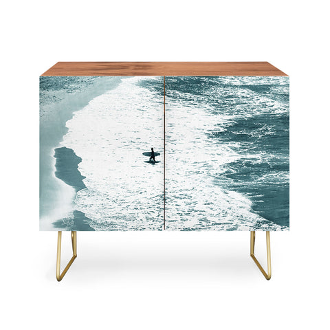 Gale Switzer Lone surfer slate Credenza