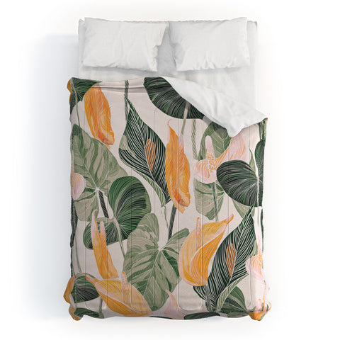 Gale Switzer Lush Lily Autumn Comforter