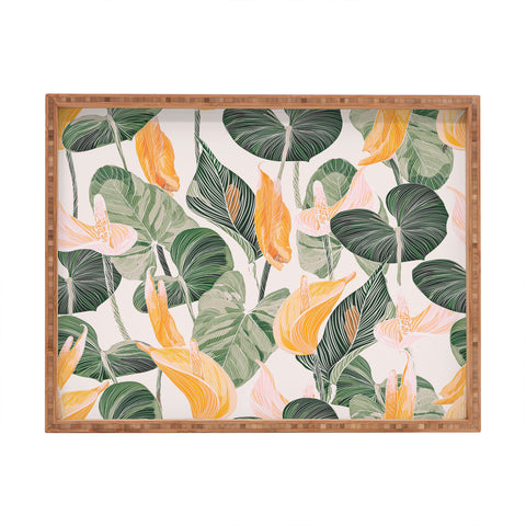 Gale Switzer Lush Lily Autumn Rectangular Tray