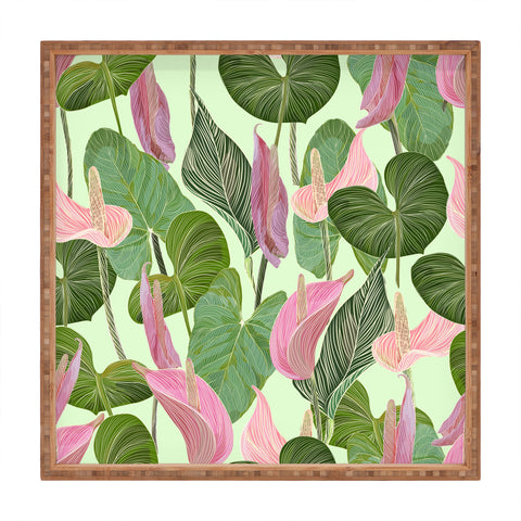 Gale Switzer Lush Lily Square Tray