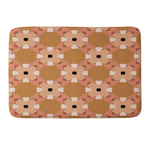Gale Switzer Moroccan floral rattan Memory Foam Bath Mat
