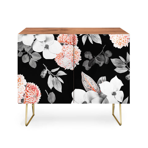 Gale Switzer Night Bloom moonlit flame Credenza
