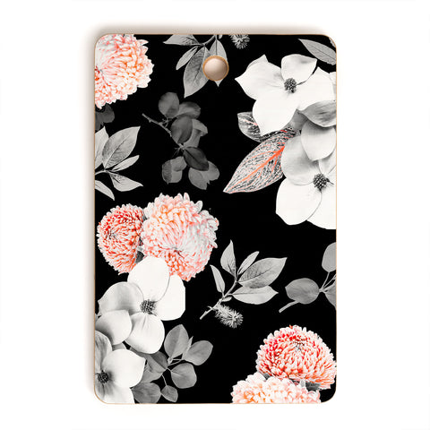 Gale Switzer Night Bloom moonlit flame Cutting Board Rectangle