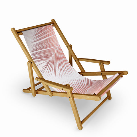 Gale Switzer Palm leaf synchronicity rose Sling Chair