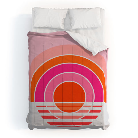 Gale Switzer Rainbow sunset Comforter
