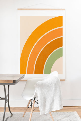 Gale Switzer Retro curve Art Print And Hanger