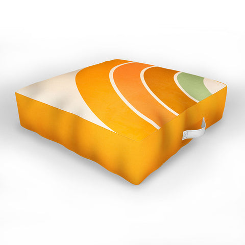 Gale Switzer Retro curve Outdoor Floor Cushion