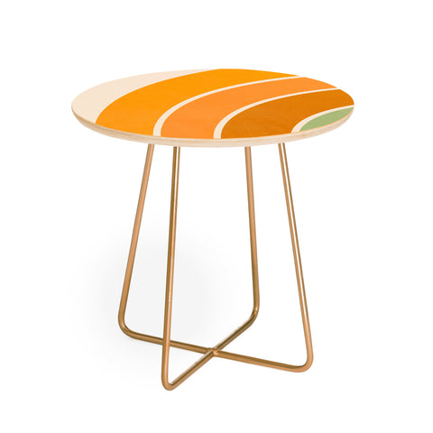 Gale Switzer Retro curve Round Side Table