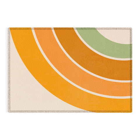 Gale Switzer Retro curve Outdoor Rug