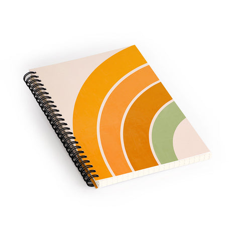 Gale Switzer Retro curve Spiral Notebook
