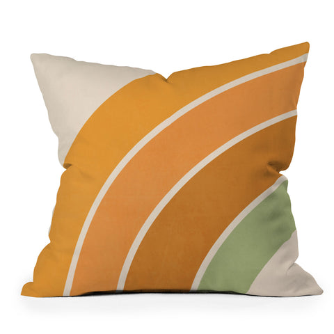 Gale Switzer Retro curve Throw Pillow